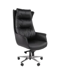 Кресло руководителя Chairman 523 Россия нат.кожа/экокожа черная