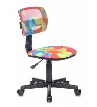 Кресло детское Бюрократ CH-299/ABSTRACT спинка сетка мультиколор сиденье мультиколор абстракция