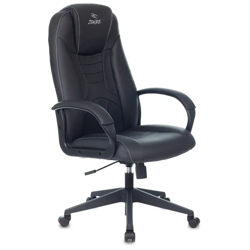 Кресло игровое Zombie 8 черный искусственная кожа крестовина пластик главное фото