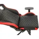 Кресло игровое Knight Outrider черный/красный ромбик эко.кожа с подголов. крестов. металл. Фото товара с разных ракурсов.